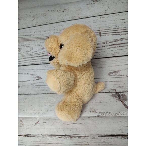 The Bear Factory Brown Tan Dog Plush Stuffed Puppy 10 inch 2001 - Picture 2 of 5